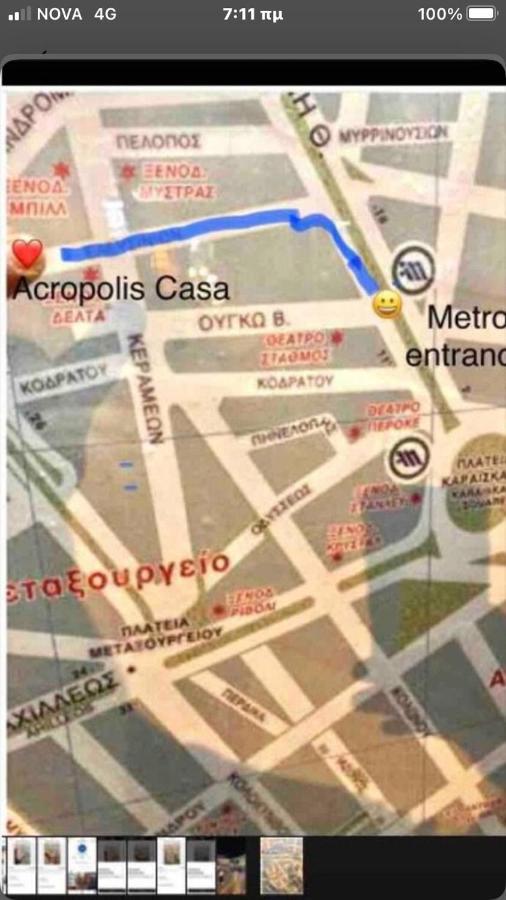 Acropolis Casa Historical Centre Top Floor Luxury Suite 150 Meters To Metro Athen Exterior foto