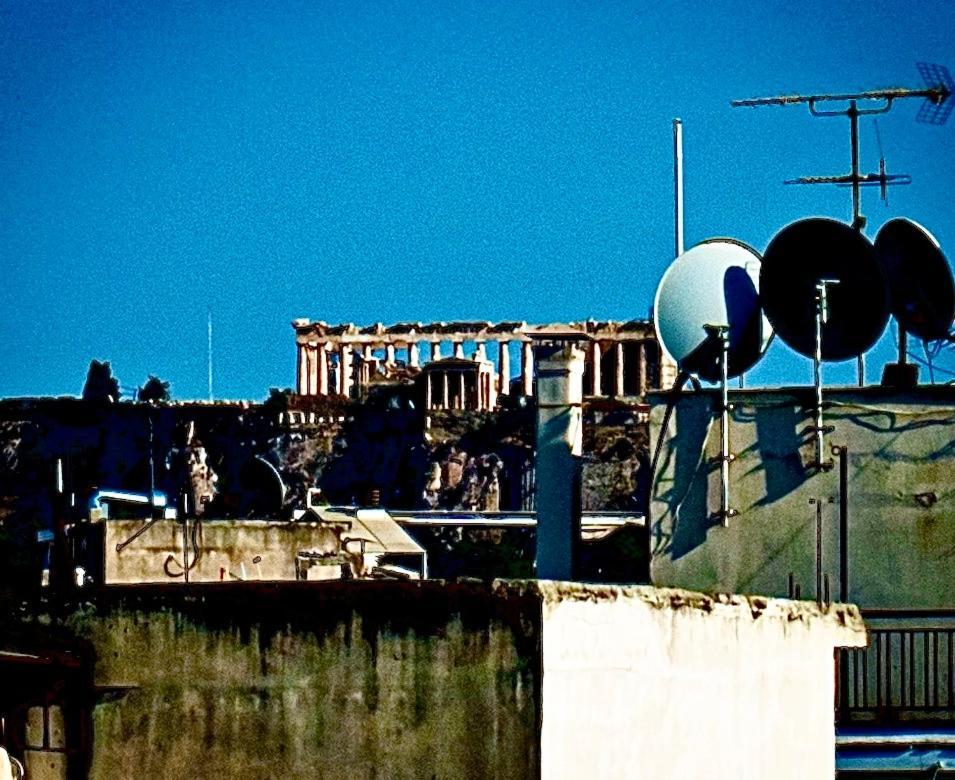 Acropolis Casa Historical Centre Top Floor Luxury Suite 150 Meters To Metro Athen Exterior foto